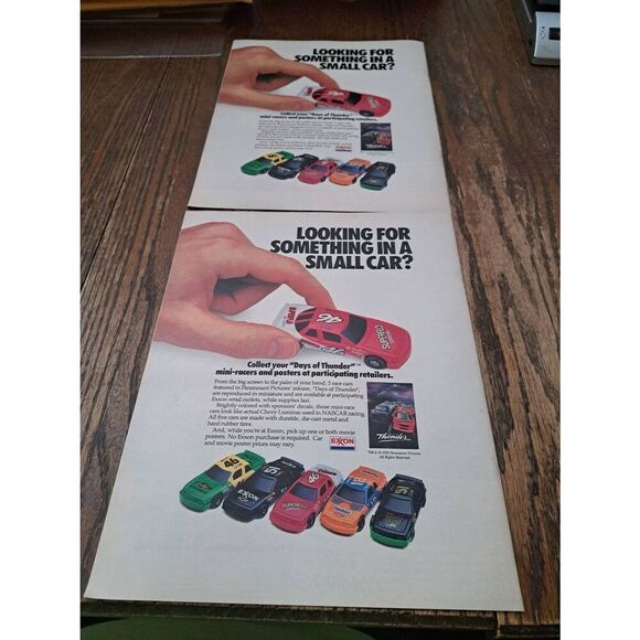 Lot of 2 Days of Thunder Family Fun Books 1990 NASCAR Paramount Promo Activity - Picture 2 of 3